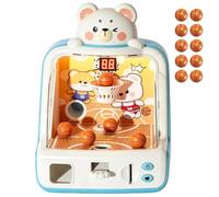 Mini Baloncesto Mini aro con luz y música para concentración | Juego de Baloncesto de Dedos Para Capacidad de Pensamiento 3-6 Años Niños y Niñas Preescolar Ludoteca Hogar