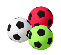 Mini balones de fútbol, Juego de 3 balones de Juguete de Esponja Suave - Pelota rebotante para niños, para Relajarse, casa, Exterior, Escuela, cumpleaños