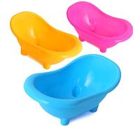 Mini bañera para hámster, diseño de animales pequeños, arena, dormitorio, jerbos, color al azar, elegante, elegante y hábil