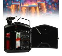 Mini Bar Jerry Can, Mueble Bar para Whisky, Mueble portátil Personalizado para Bebidas de 5 l/20 l, cumpleaños para tu Marido, Padre o Amigo,Black-5L