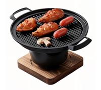 Mini Barbacoa Sin Humo Parrilla de Mesa Portátil Japonesa Pequeña Olla de Barbacoa para una Persona Estufa Interior Picnic al Aire Libre