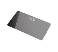 Mini Báscula De Baño Con Superficie De Espejo Portátil De 180KG, Báscula Electrónica Inteligente De Viaje Digital For Embarque, Báscula De Peso Precisa FáCil De Usar(Battery style)