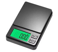 Mini báscula digital de bolsillo con pantalla LCD para alimentos, joyas, onzas, granos, 500 g (0,01 g)