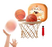 Mini Basketball Hoop, Indoor Basketball Set, Wall Mounted Toy, Scoreboard Sports Game, Compact Size Ball & Rim, Ideal for Kids Room, School, Bedroom, and Living Space