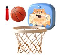Mini Basketball Hoop, Kids Basketball Set, 12.2inches, Interactive Wall-Mounted Toy, Built-In Scoreboard, Easy Installation, Ideal for Home, School, Bedroom, Living Room, Girls and Boys