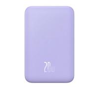 Mini batería externa de 5000 mAh y 20 W + cable USB-C de 20 V/3 A (morado)