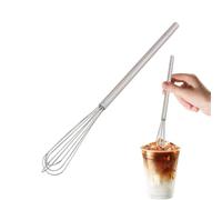 Mini batidor - Batidor de huevos 26,5 x 2,5 cm Gadget para agitar de alambre de acero inoxidable, ligero | de mezcla, práctica herramienta de cocina para usar en