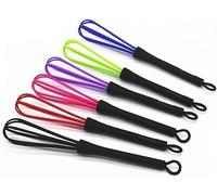 Mini batidor para mezclar tintes para el cabello, salón de globos, peluquería, color de pelo, batidor de crema, cocina, herramienta de mezcla, mezclador, batir, batir y remover, 17,8 x 3 cm, 6