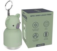 Mini Bestie - Botella de agua coleccionable de personajes para todas las edades, acero inoxidable a prueba de fugas, 6.7 onzas, sin BPA, con correa y clip, botella aislada para viajes, trabajo y