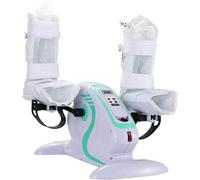 Mini Bicicleta Estática Motorizada For Ejercicios De Fitness Portátil For Casa Oficina Piernas Brazos Pies con Pedal Estacionario(White)