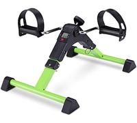 Mini Bicicleta estática portátil para ejercitar Brazos y piernas, con Pantalla LCD, Color Verde.,Green
