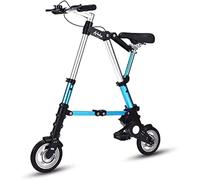 Mini bicicleta plegable, marco de aluminio ligero, comodidad ajustable, sistema de plegado rápido para desplazamientos urbanos y uso estudiantil