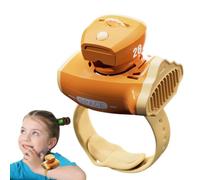 Mini Bladeless Fan, Cartoon Spaceship Projection, Wristband Cooler With Reliable Fashion Style, 360 Degrees Rotation Personal Kids Children Boys Girls Aid, Easy Use Apartment Office Dormitory Daily