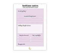 Mini bloc de notas A6 para dormir, regalos de cuidado personal para mujeres, duerme mejor, despeja tu mente, planificador de volcado cerebral antes de dormir, diario nocturno, gratitud diaria, BYANIKA