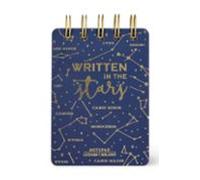 Legami - Bloc de notas en espiral a rayas Mini, 220 páginas, en papel certificado FSC®, papel 80 g/m², 7 x 10 cm, tema Stars