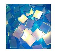 Mini Bloques De PláStico HolográFicos Mini bloques de plástico holográficos, 1/8" espesor, lámina arcoíris for Art Déco(0.79 * 0.79 inches,500pcs)