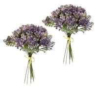 Mini-Blütenbund artificial ramo ramo ramo de gypsophila flor flor arbusto centro pieza central decoración de mesa boda flores artificiales planta gypsophila flores finas flores para boda ramos de