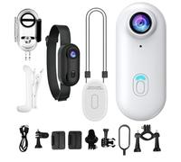 Mini Body Camera, Cámara Compacta Impermeable De 1080p, Dispositivo Portátil De Grabación De Vídeo,Kit Portátil,Adecuado para Motocicleta, Bicicleta, Trabajo, Deportes, Viajes, Paseo De Mascotas.