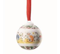 Mini Bola de Porcelana 2024 Luces de Navidad 4,5 cm