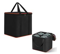 Mini bolsa de almacenamiento de cilindro de combustible, para 4 unidades, rellenables, 1 libra, cubierta de tanque de propano, bolsa protectora para tanque de gas, tela Oxford 600D, accesorios de mini