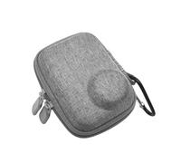 Mini bolsa de almacenamiento impermeable portátil para Insta360 Go funda protectora ultra rígida y gancho de transporte, resistente a la intemperie, accesorio de cámara a prueba de salpicaduras, gris