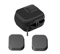 Mini bolsa de almacenamiento para GoPro Hero 13 12 11 10 9 8 negro + Hero13 Hero12 Hero11 Hero10 Hero9 Hero8 funda de goma para lente de lente (2 + 1 unidad), Black, Talla única, moderno
