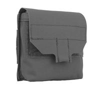 Mini Bolsa MOLLE GP, Bolsa Táctica Multiusos para Equipo EDC, Micro Bolsa Multiusos para Linterna, Soporte para Tapones para Los Oídos y Pequeños Artículos Esenciales, 4 x 4(Gray)