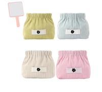 Mini bolsa portátil magnética de cierre automático, portátil, mini bolsa organizadora de almacenamiento de lápiz labial, monedero de joyería multiusos para uso diario en el hogar y viajes, 4 unidades