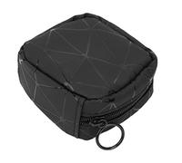 Mini bolsas de cosméticos portátiles de cuero PU con cremallera impermeable, lápiz labial pequeño, bolsa de cosméticos perezoso, organizador de maquillaje para viajes al aire libre para mujeres (noi