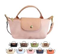 Mini bolso cruzado de color para mujer, bolso cuadrado vintage de color sólido con correa ajustable, bolso de hombro para mujer, bolso pequeño a juego, Rosa princesa, 18*14*6CM