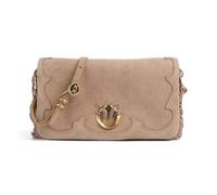 PINKO - Love Click Soft Horizontal Mini Clutch de Ante - Bags - Mujer - Beige - ONE SIZE -