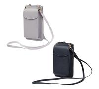 Mini Bolso De Hombro De 2 Piezas, Bolso Para Teléfono Celular, Tarjetero, Bolso Cruzado Para Mujer, Bolso Versátil De Moda, Bolso De Mujer De Cuero Pu, Monedero Portátil
