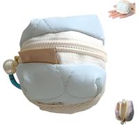 Mini Bolso de Peluche con Forma de Conejito: un Bonito y Suave Bolso de Peluche, Guardar Joyas, Monedas y más.