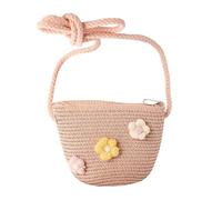 Mini Bolso Tejido De 1 Pieza, Bolso para Niñas, Bolso De Hombro para Niños, Bolso De Hombro, Bolso De Playa, Bolsa De Almacenamiento, Adecuado para Uso Diario, Viajes Y Actividades Al Aire Libre