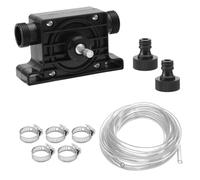 Mini Bomba de Agua, Bomba Agua Manual Multifunción Bomba de Trasvase de Agua para Taladro con Manguera de plástico de 2 m Accesorios de Interfaz para Bomba de Aceite para Bombear Agua