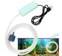 Mini Bomba de Agua Sumergible | Bomba de Acuario a batería con de Aire Uniforme | Bomba de Agua USB de 5 V, oxigenador pequeño para piscicultura pequeña, pecera pequeña