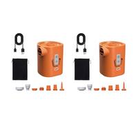 Mini bomba de aire inalámbrica con luz de camping, bomba de vacío recargable para equipo de camping e inflable