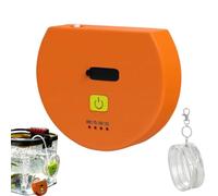 Mini bomba de aire para acuario con cable tipo C, aireador de pecera ultra silencioso, cubo de pesca portátil con piedra de aire y tubo de silicona, equipo de pesca para pescadores al aire libre