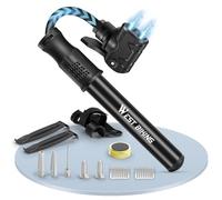 Mini bomba de aire portátil con válvula Presta & Schrader, bomba de aire portátil con kit de reparación, inflador de neumáticos rápido para bicicleta de carretera y montaña, pelotas, etc.