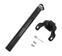 Mini Bomba DE NEUMÁTICO Manguera TELESÓPICA BARÓMETRO DE ALEACIÓN DE Aluminio CNC Duradera Negra para MOTORISTAS