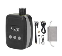 Mini Bomba de Neumáticos para Bicicleta, Bomba Aire Eléctrica 150 PSI con Manómetro Digital, Parada Automática, Inflador Neumáticos Portátil, Compresor Aire Pequeña Bomba (Grey)