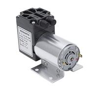 Mini bomba de vacío DC 12V, compresor de aire de diafragma micro de 6 W, bomba de succión de vacío de aluminio para análisis de gas, instrumento de muestreo