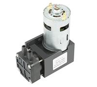 Mini bomba de vacío de 1 pieza, DC 12V 42W Pequeño motor de bomba de vacío sin gas, aire, agua y gas, flujo de 85KPa 40L/min