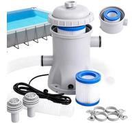 Mini Bomba Pequeña Piscina Compacta Con Filtración Por Cartucho Y