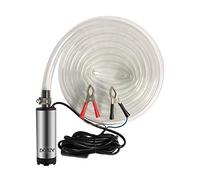 Mini bomba sumergible DC 12V for transferencia de agua, aceite y combustible - Bomba utilitaria portátil liviana for acampar, pescar(1 Set)
