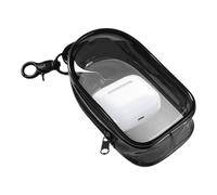 Mini borsa trasparente, borsa trasparente | Portamonete trasparente con portachiavi | Borsa con cerniera Borse multifunzionali per cavi di ricarica, custodia antipolvere per riporre i materiali di con