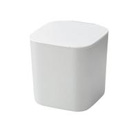 Mini bote de basura - Contenedor para bolsitas de té de 12,5 x 12 x 11,5 cm | Mini cubo de Basuŕa, encimera pequeña, con tapa para almacenamiento de Basuŕa, de basura para encimera, para el hoga