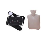 Mini botella de agua caliente, botella de agua caliente lindo juego de cinturón de gato, botella de goma para aliviar el dolor y el calor (tamaño: B) (tamaño: C)