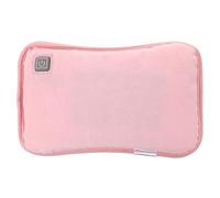 Mini botella de agua caliente, botella de agua caliente USB bolsa de agua caliente cubierta de felpa cómoda botella de agua caliente calentador de manos bolso de calefacción eléctrica (tipo almohada,