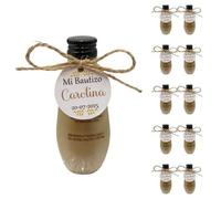 Mini Botellas de Alcohol Personalizadas - Botellitas de Licor para Detalles de Bautizos, Comuniones y Bodas - Regalos Originales para Invitados (Miniatura Crema Ruavieja 50ml)